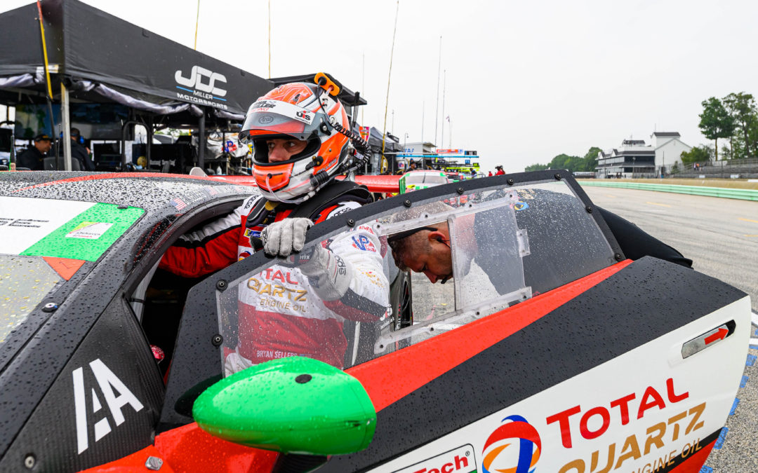 Sellers shines in damp conditions at Road America